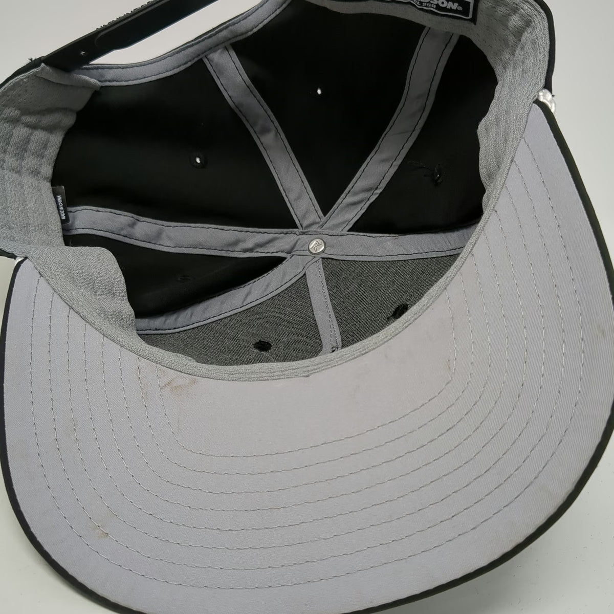 Richardson 5 Panel Black One Size Cold Springs Winery Rope Snapback Logo Hat
