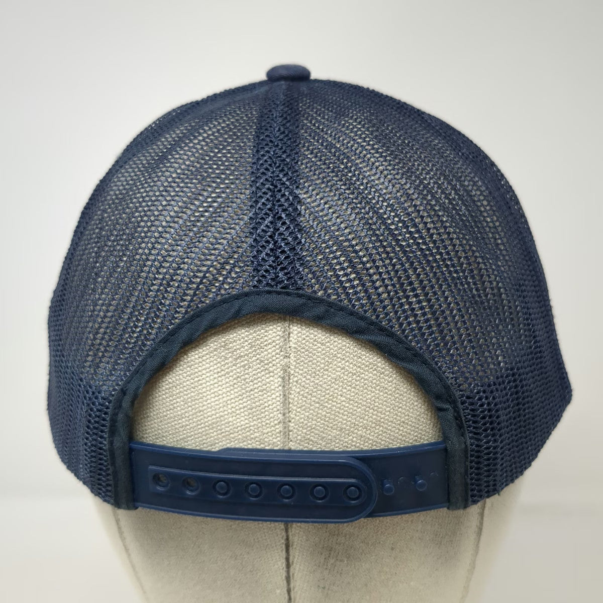 Brixton Trucker Hat Blue One Size Custom Quality Patch Snapback Mesh Back Cap