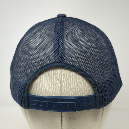 Brixton Trucker Hat Blue One Size Custom Quality Patch Snapback Mesh Back Cap