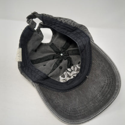 Dog Mom Ponyback Slideback Hat Gray One Size Adjustable Embroidered Cotton