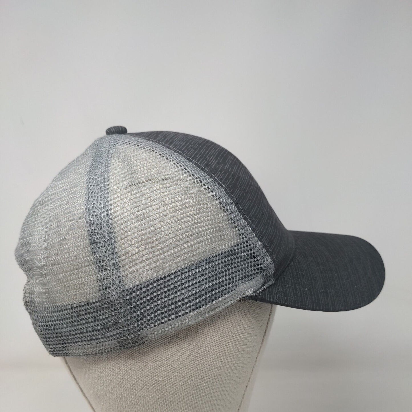 Fleet Feet Sports Snapback Mesh Back Trucker Hat Gray OSFM Boco Gear
