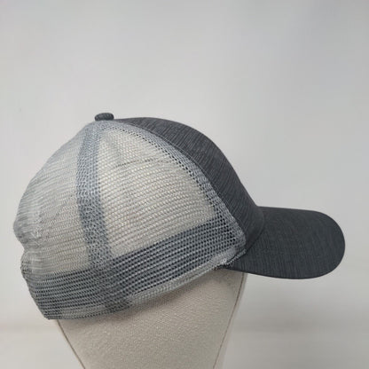 Fleet Feet Sports Snapback Mesh Back Trucker Hat Gray OSFM Boco Gear