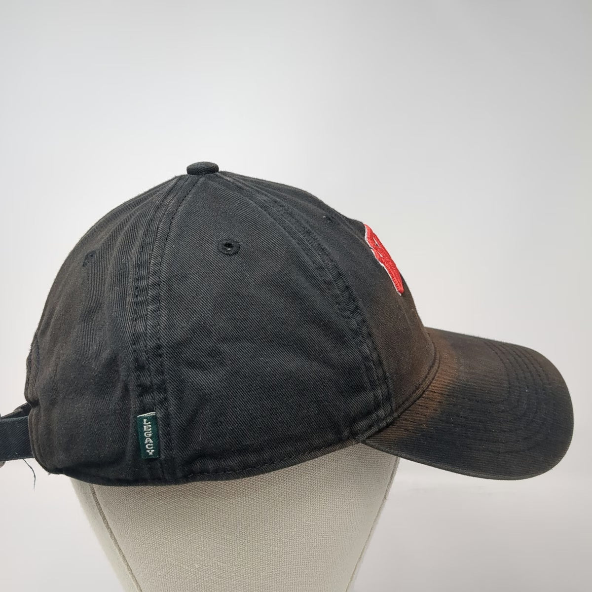 Legacy Utah Utes NCAA Cap Black Red White One Size Slideback Embroidered Logo