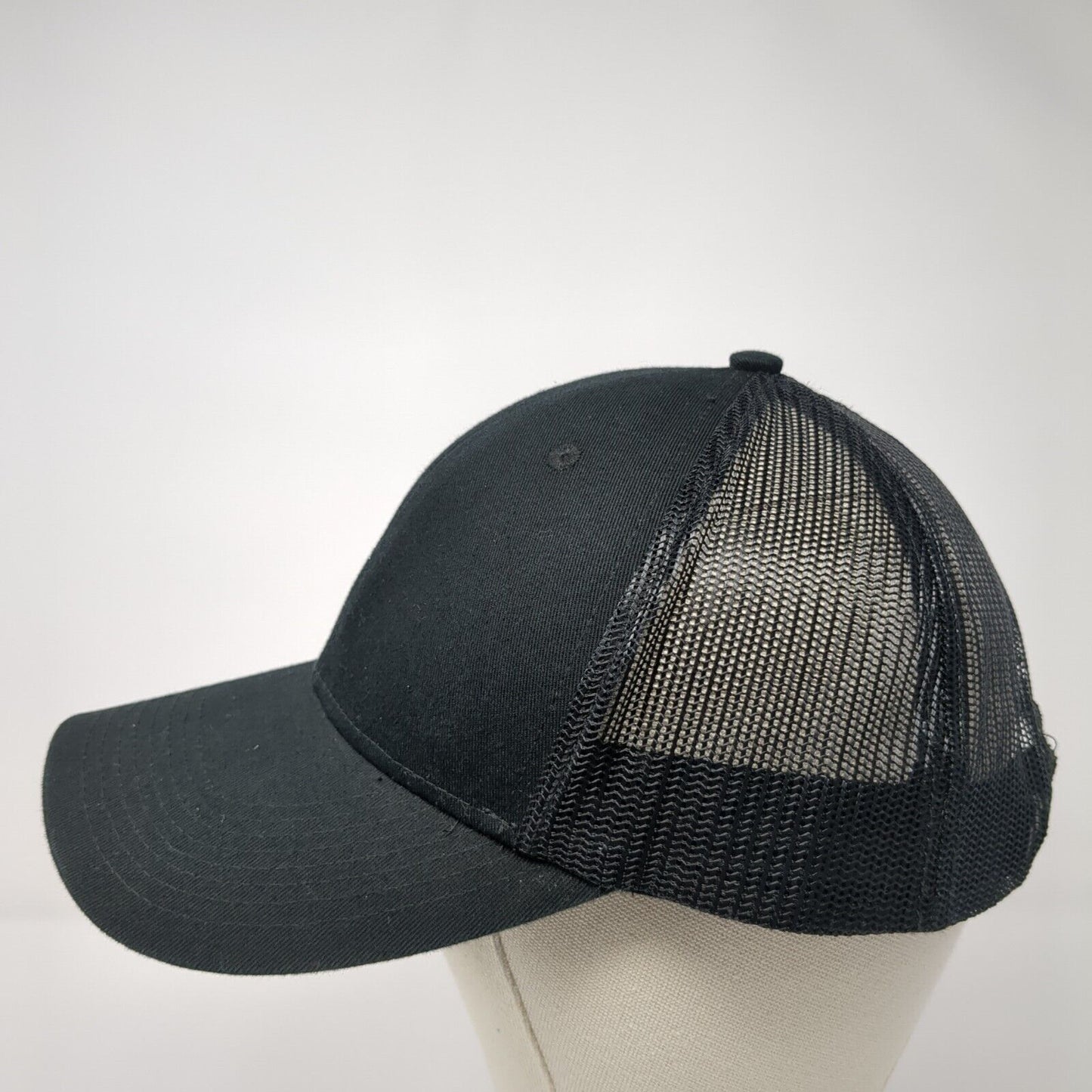 2018 WWB Snapback Trucker Hat Black OS Adjustable Mesh Back Port Authority