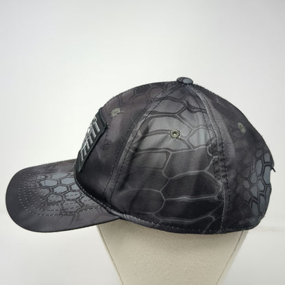 Kryptek Baseball Cap Black OSFM Spartan Helmet American Flag Camo Strapback Hat