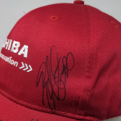 Toshiba Leading Innovation Hat Red OSFA Signed Port & Company 6 Panel