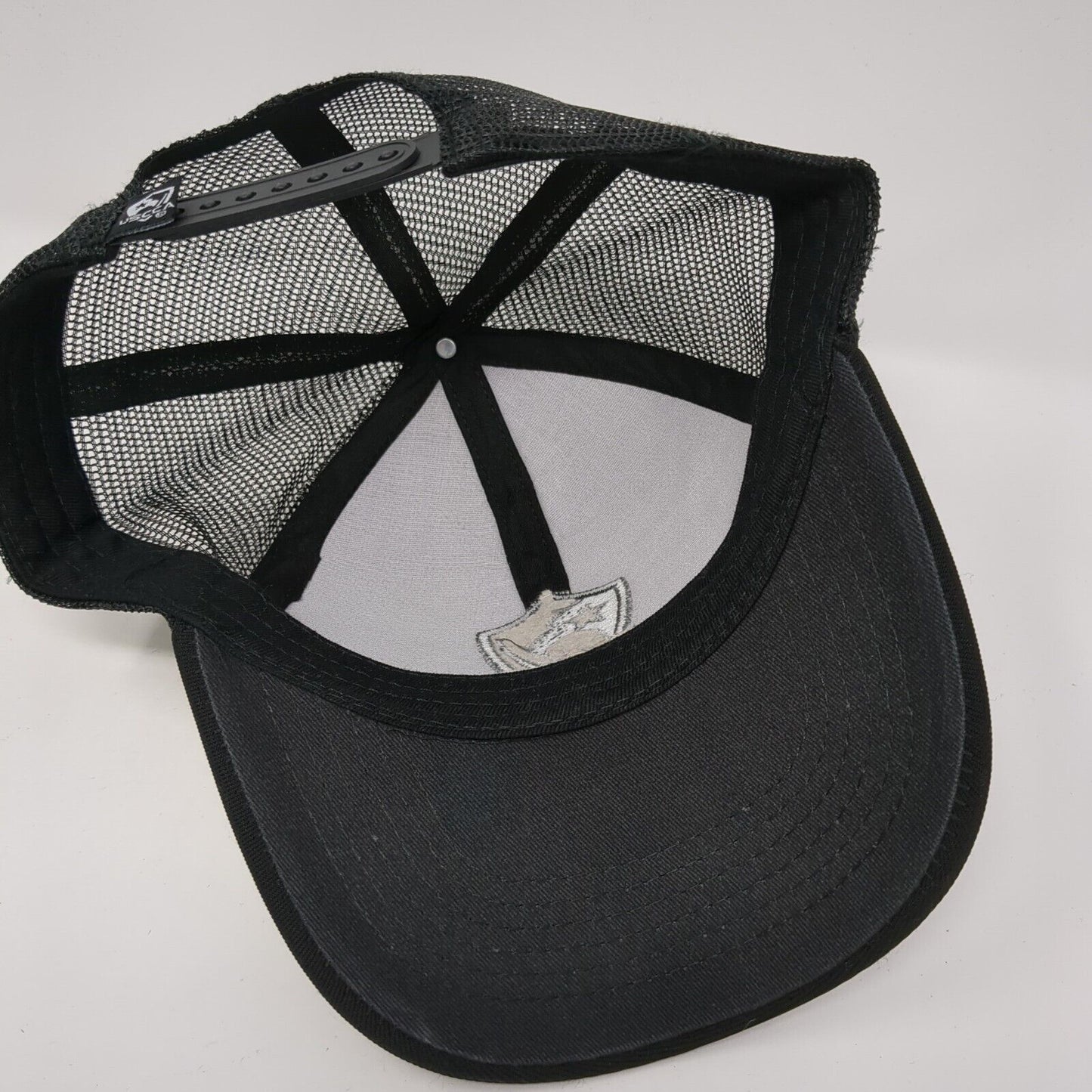 USCCA Snapback Trucker Hat Black One Size Adjustable Patriotic Mesh Back