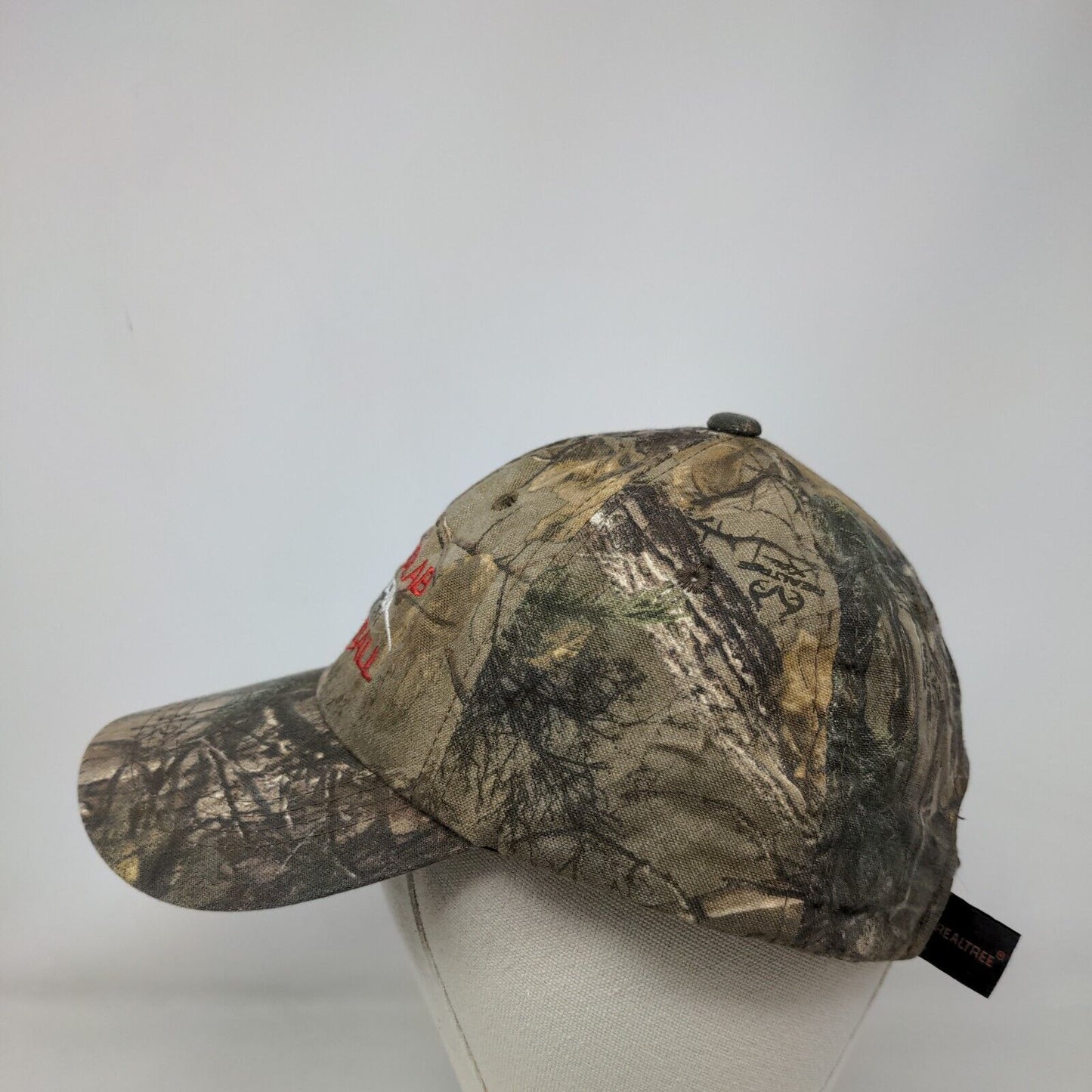 Sand Crab Football Strapback Hat Camouflage One Size Port Authority