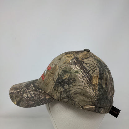 Sand Crab Football Strapback Hat Camouflage One Size Port Authority