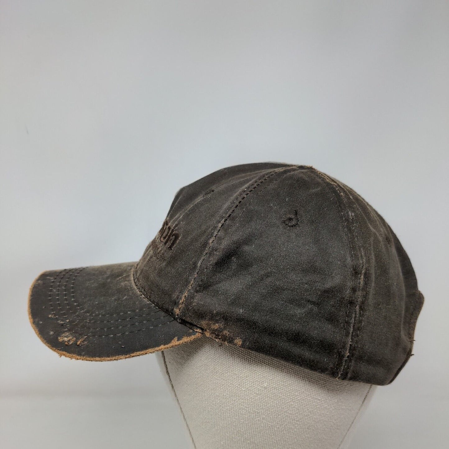 Hanson Heidelberg Cement Group Strapback Hat Brown OSFM Embroidered
