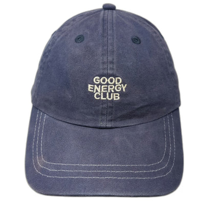 Rubi Baseball Cap Blue One Size Good Energy Club Cotton Contrast Stitching Hat