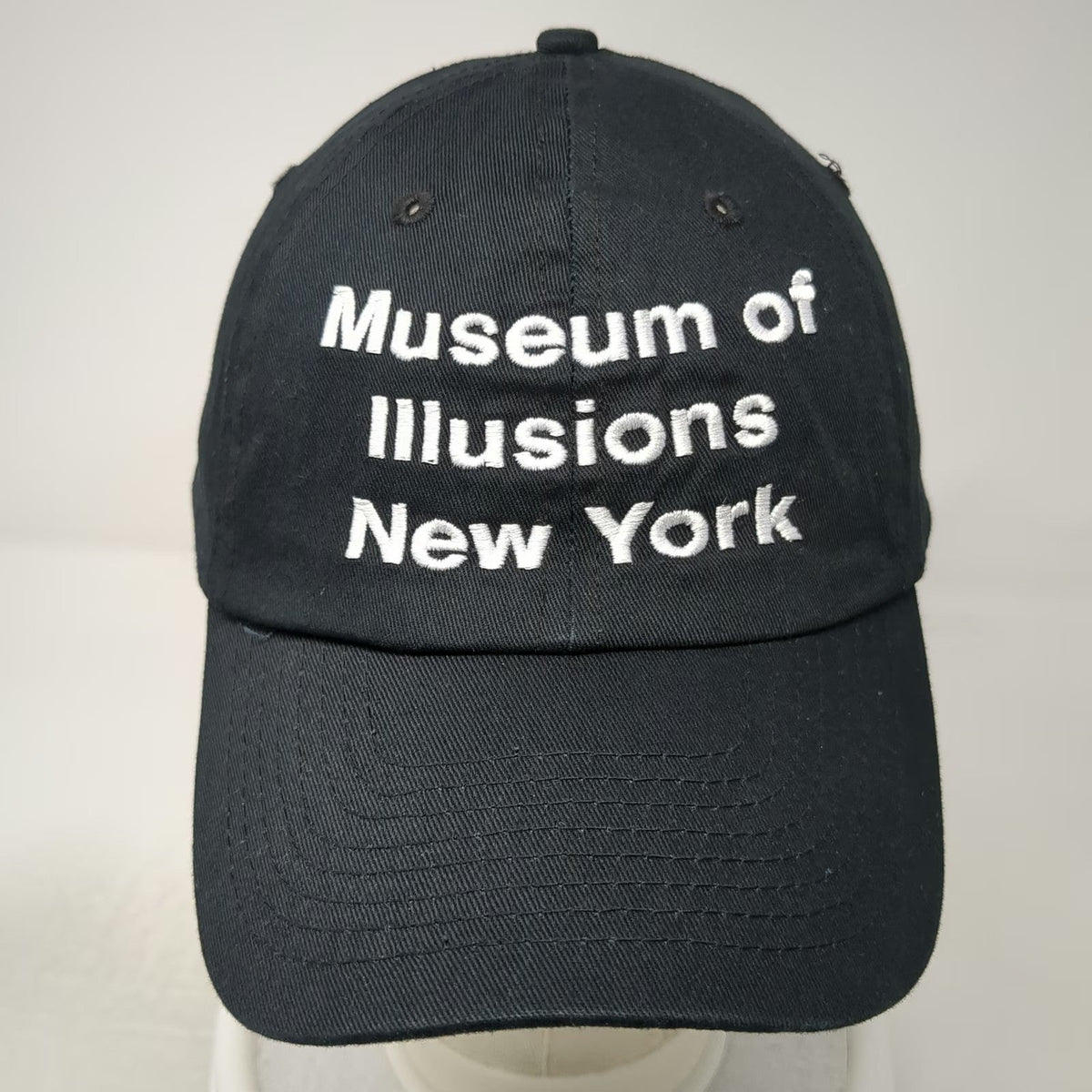 Prime Museum of Illusions New York Hat Baseball Cap Black One Size Strapback