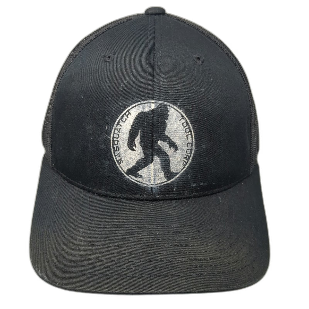 Yupoong Trucker Hat Black One Size Sasquatch Tool Corp Believe Snapback Mesh