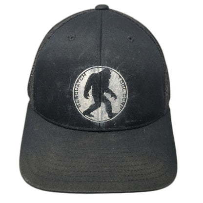 Yupoong Trucker Hat Black One Size Sasquatch Tool Corp Believe Snapback Mesh