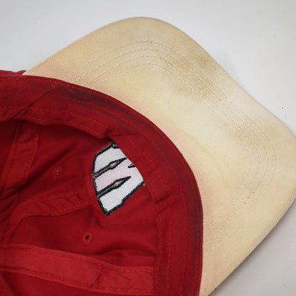 Wisconsin Badgers NCAA Signatures Cap Red One Size Slideback Embroidered W Logo