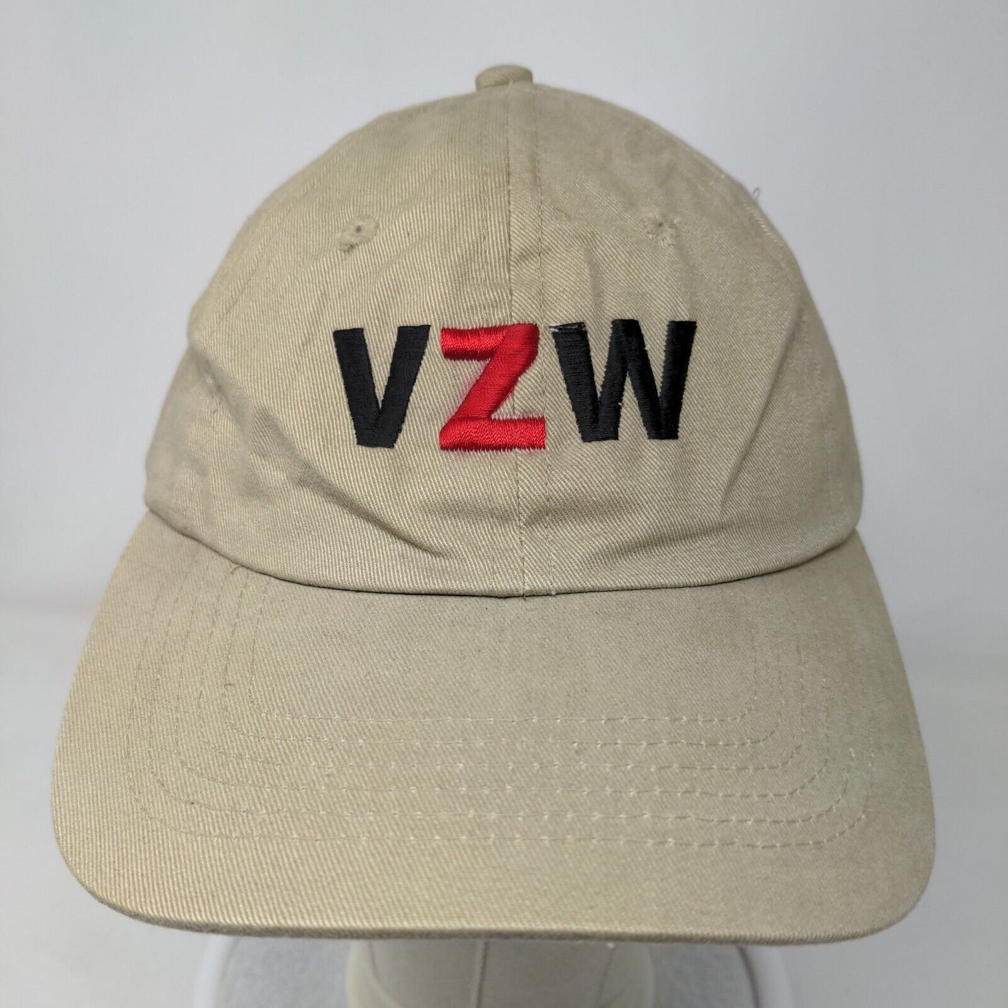 VZW Verizon Wireless Join In Slideback Hat Tan One Size Embroidered