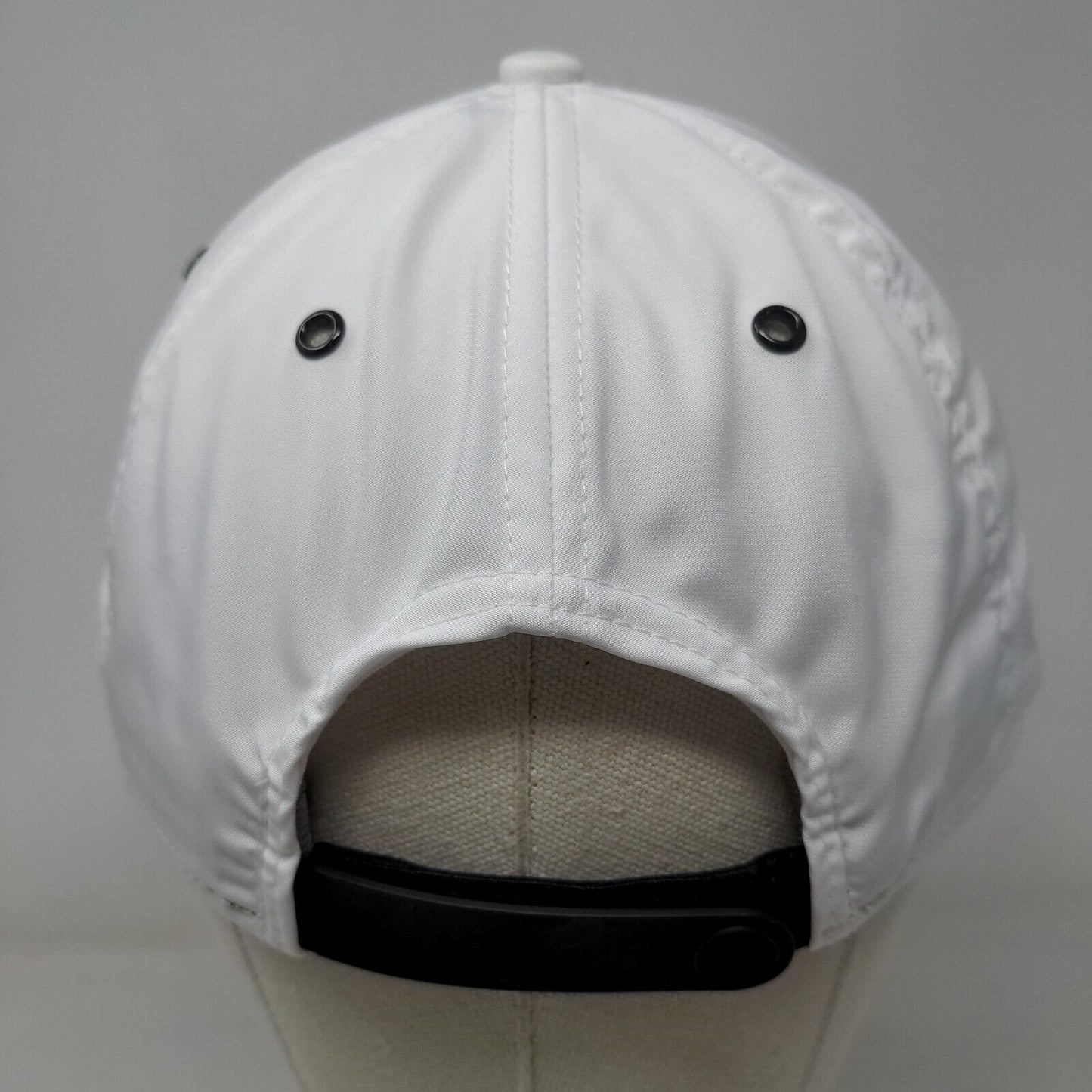 TGH Analytics Hub Strapback Hat White OSFA Adjustable Embroidered Rope Imperial