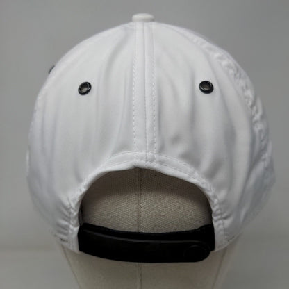 TGH Analytics Hub Strapback Hat White OSFA Adjustable Embroidered Rope Imperial