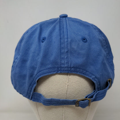 Monogram Slideback Hat Blue One Size Embroidered Adjustable 6 Panel