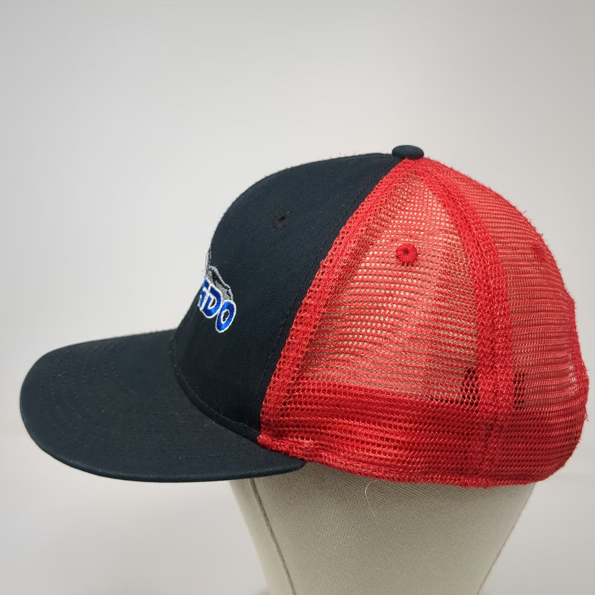 Otto Colorado Mountain State Flag Logo Black Red Snapback Trucker Hat One Size