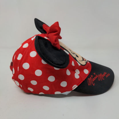 Disney Parks Girls Toddler Stretchy Hat Minnie Mouse Multicolor Ears Embroidered