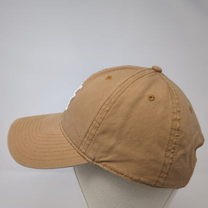 Yee Yee Logo Slideback Hat Brown One Size Adjustable Solid Embroidered