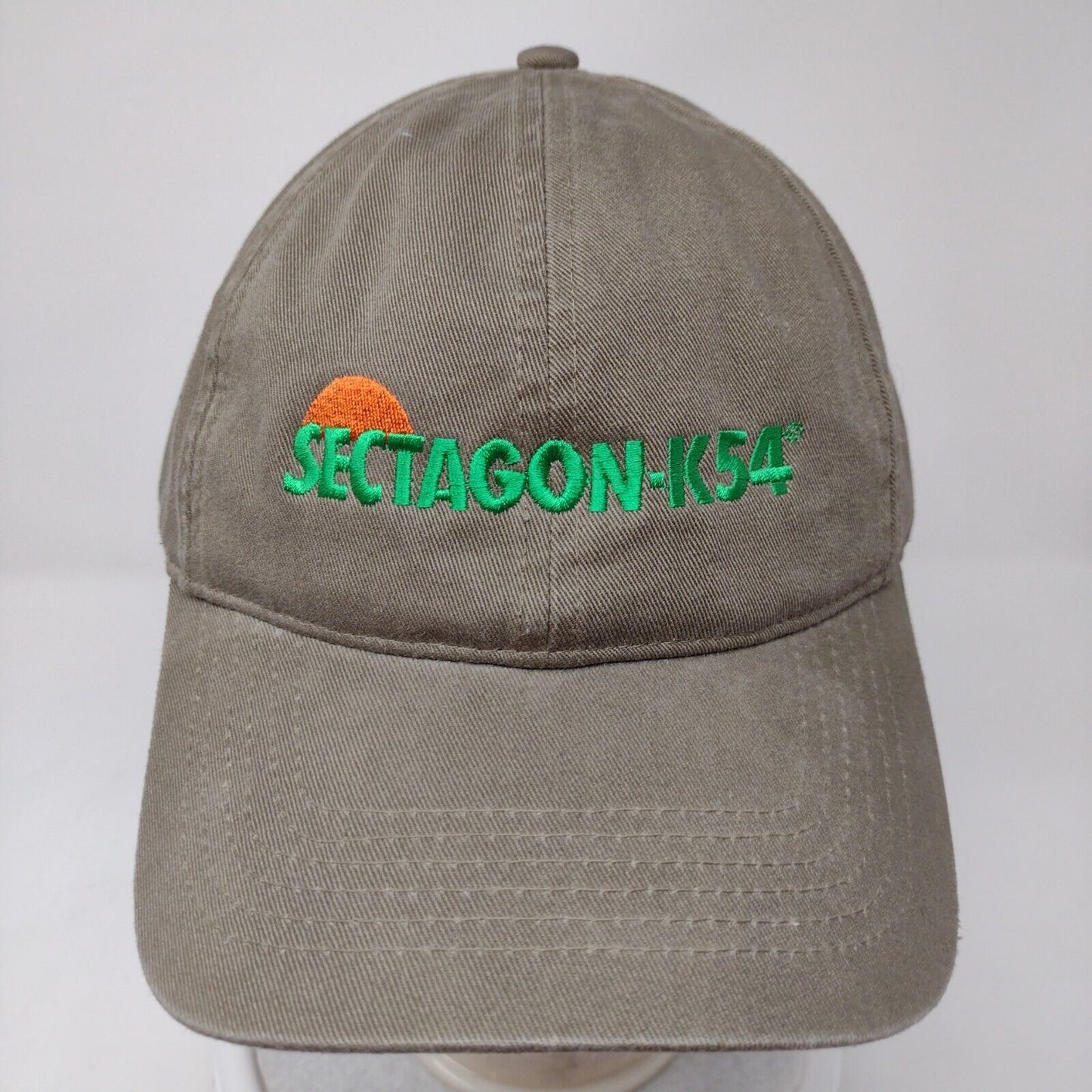 Sectagon-K54 Slideback Hat Tan One Size Adjustable Embroidered Pacific Headwear