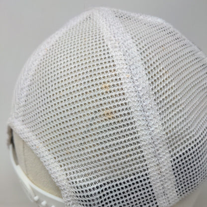 Costa Del Mar Fish Snapback Mesh Back Trucker Hat Blue One Size Embroidered