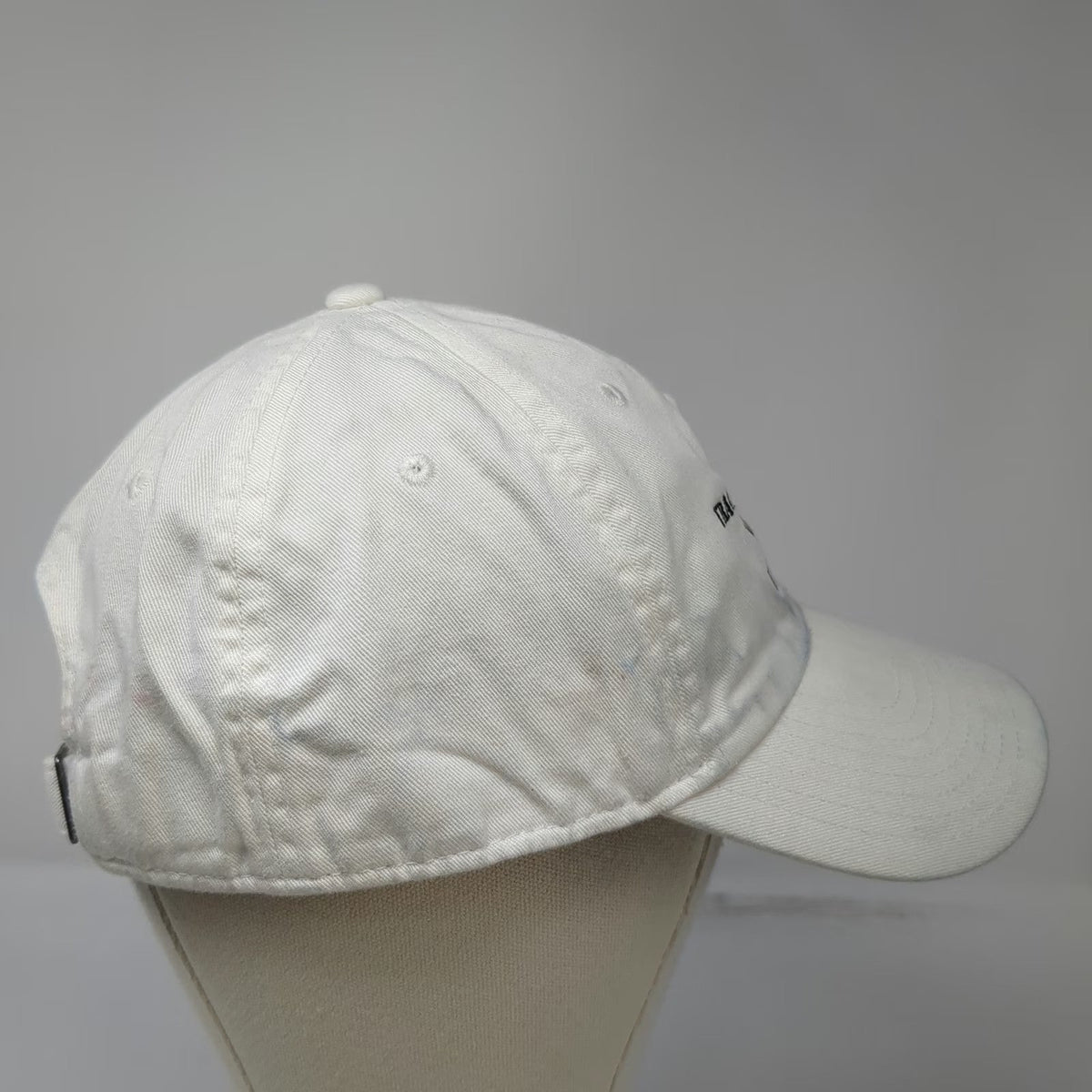 Nike Baseball Cap White One Size Track Field Eagles Heritage 86 Cotton Hat