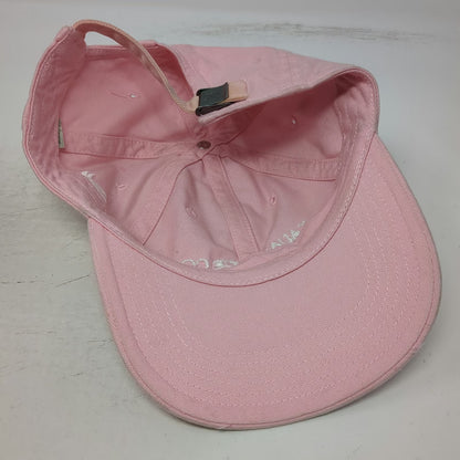 Richardson Baseball Cap Pink S Kauai Juice Co Slideback Cotton Flower Logo Hat