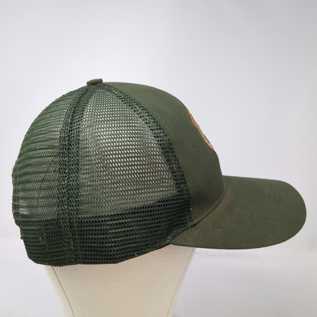 R&R Uniform Trucker Hat Green XL National Park Service Mesh Snapback USA Vintage