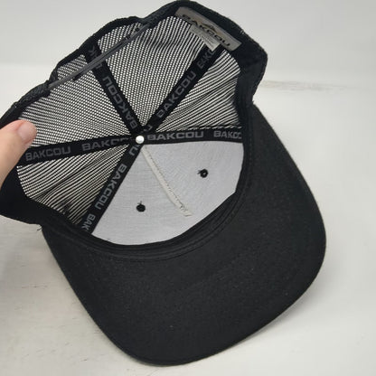 Bakcou Trucker Hat Black One Size Mesh Back Snapback Tribe Member Patch E-Bike