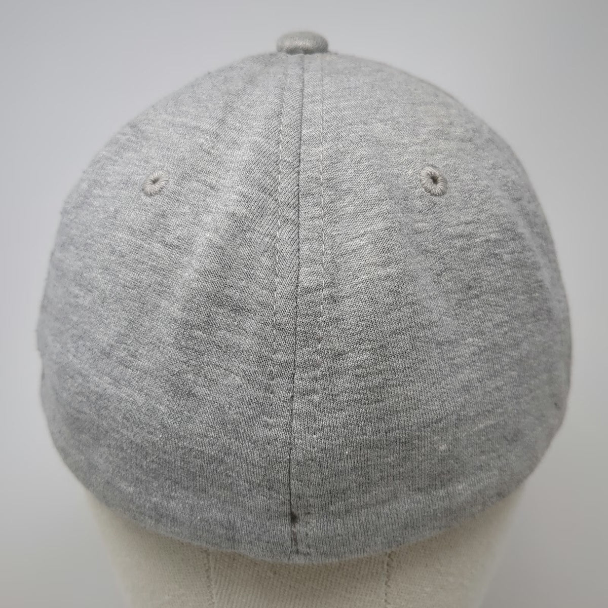 Aeropostale Baseball Cap Gray M Arched Logo Jersey Stretch Fit Embroidery hat
