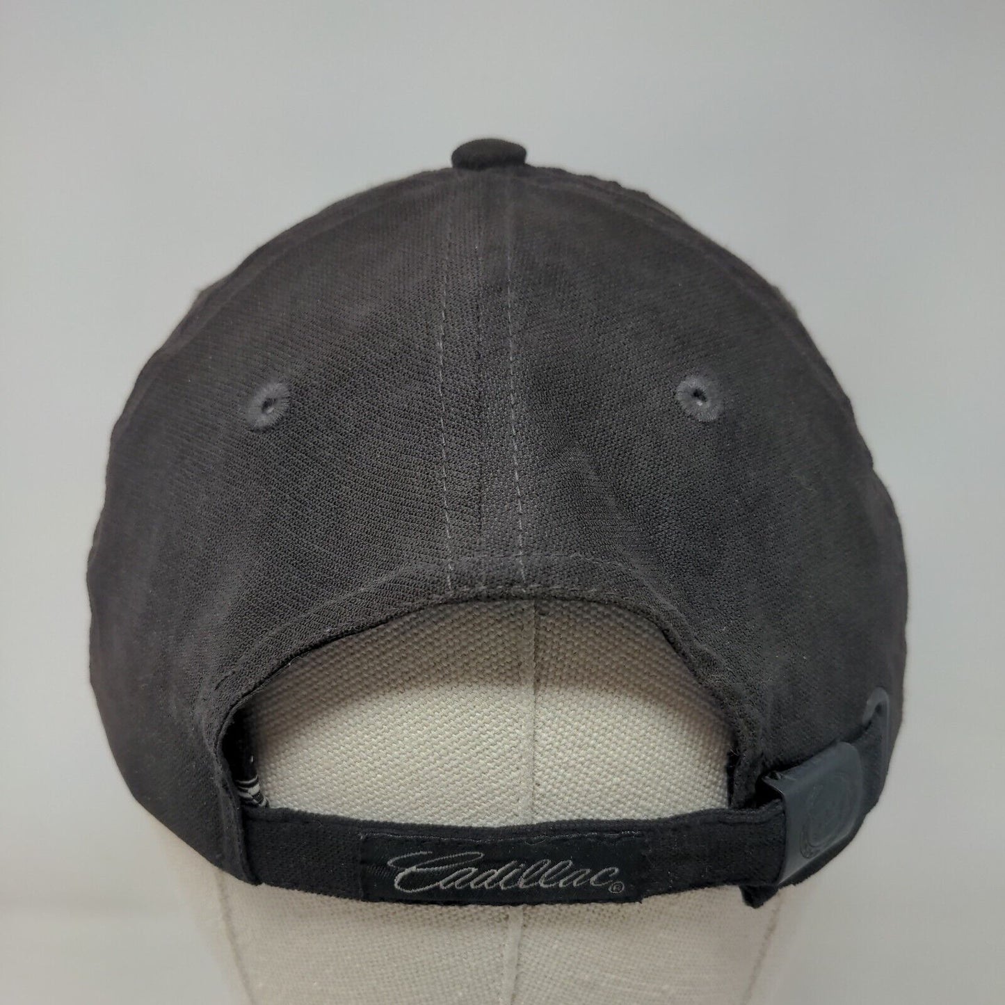 Cadillac Slideback Hat Black One Size Adjustable Embroidered Patch Logo