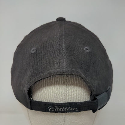 Cadillac Slideback Hat Black One Size Adjustable Embroidered Patch Logo