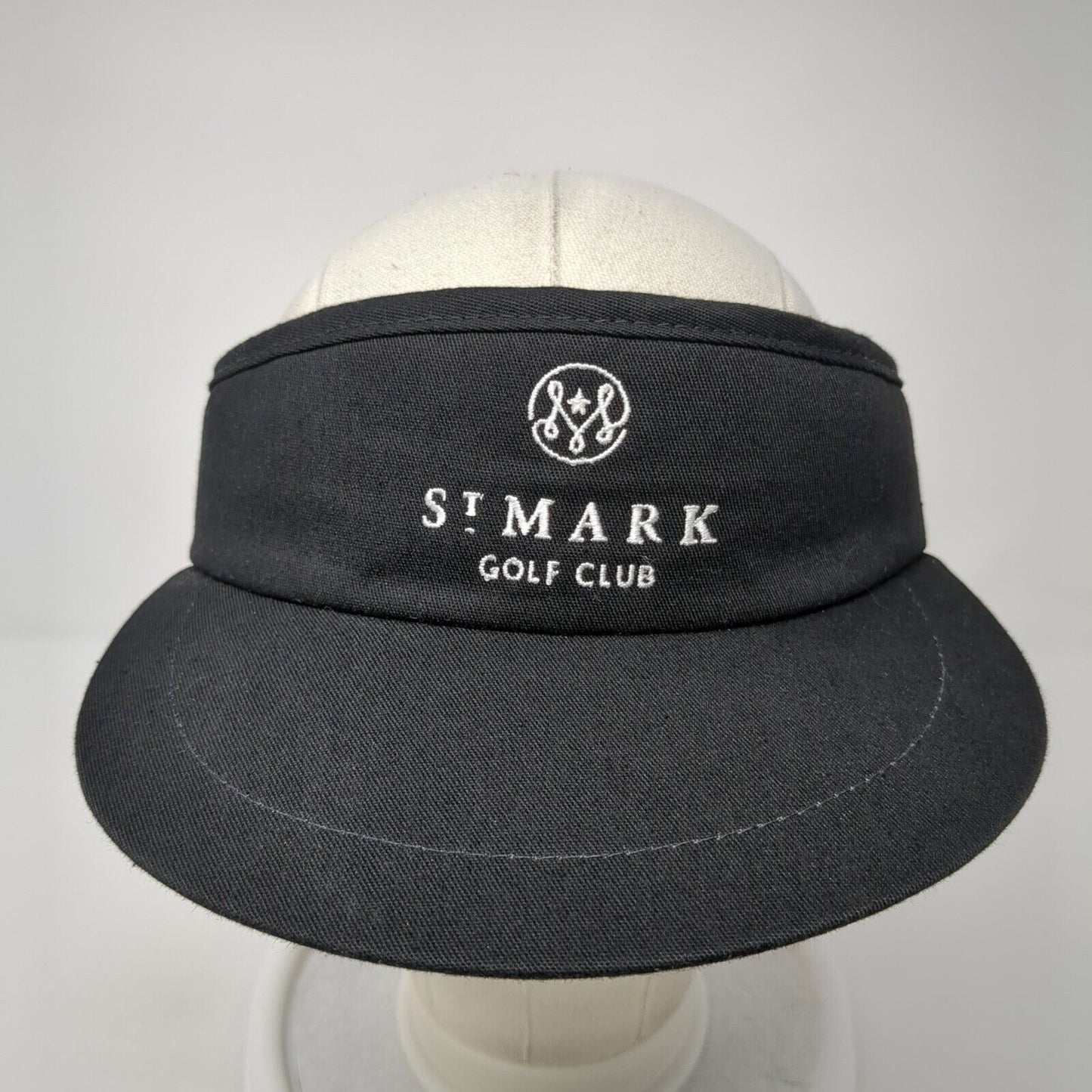 St. Mark Golf Club Slideback Sun Visor Hat Black One Size Adjustable