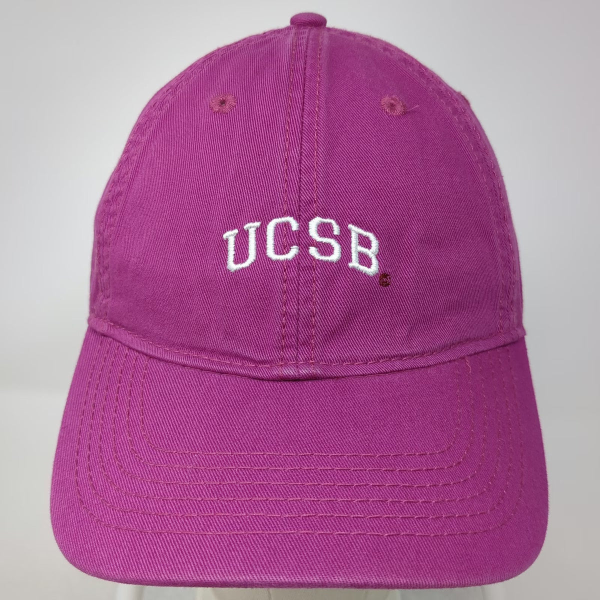 Legacy Baseball Cap Purple One Size UCSB Embroidered Logo Slideback Strap Hat