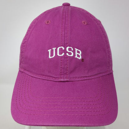 Legacy Baseball Cap Purple One Size UCSB Embroidered Logo Slideback Strap Hat