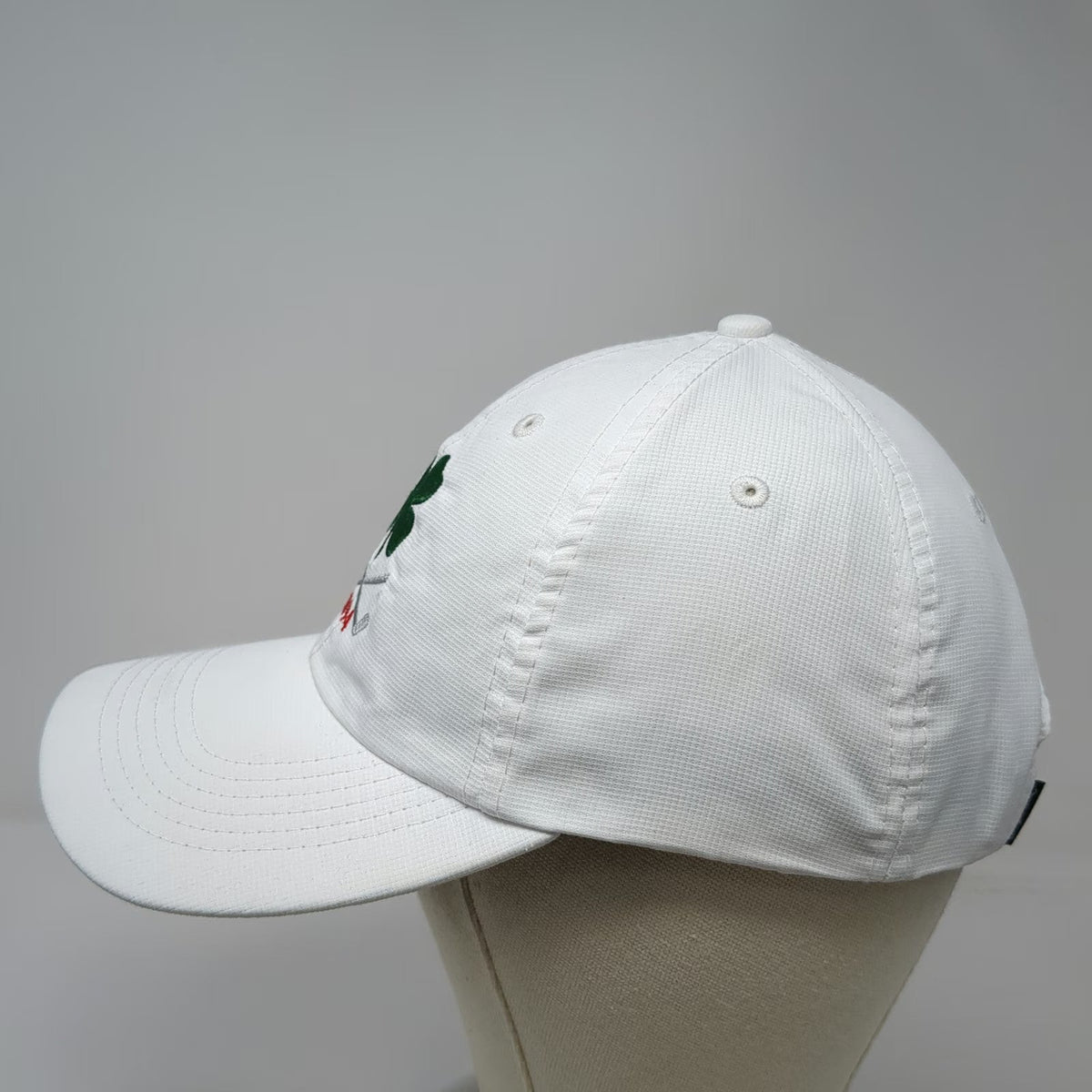 Imperial Baseball Cap White One Size Performance Golf Clover 1894 Strapback Hat