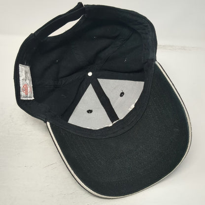 Sweda Microsoft Baseball Cap Black Hat Embroidered Adjustable Strapback Vintage