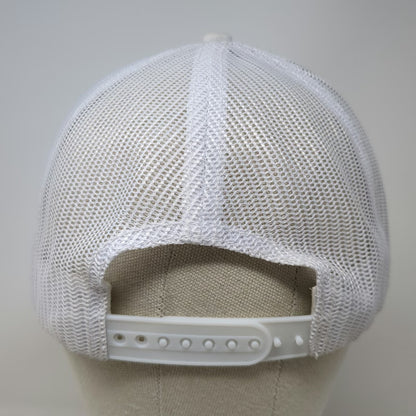 Whiskey Bent Trucker Hat White One Size Mesh Back Rope Snapback Flat Texas Logo