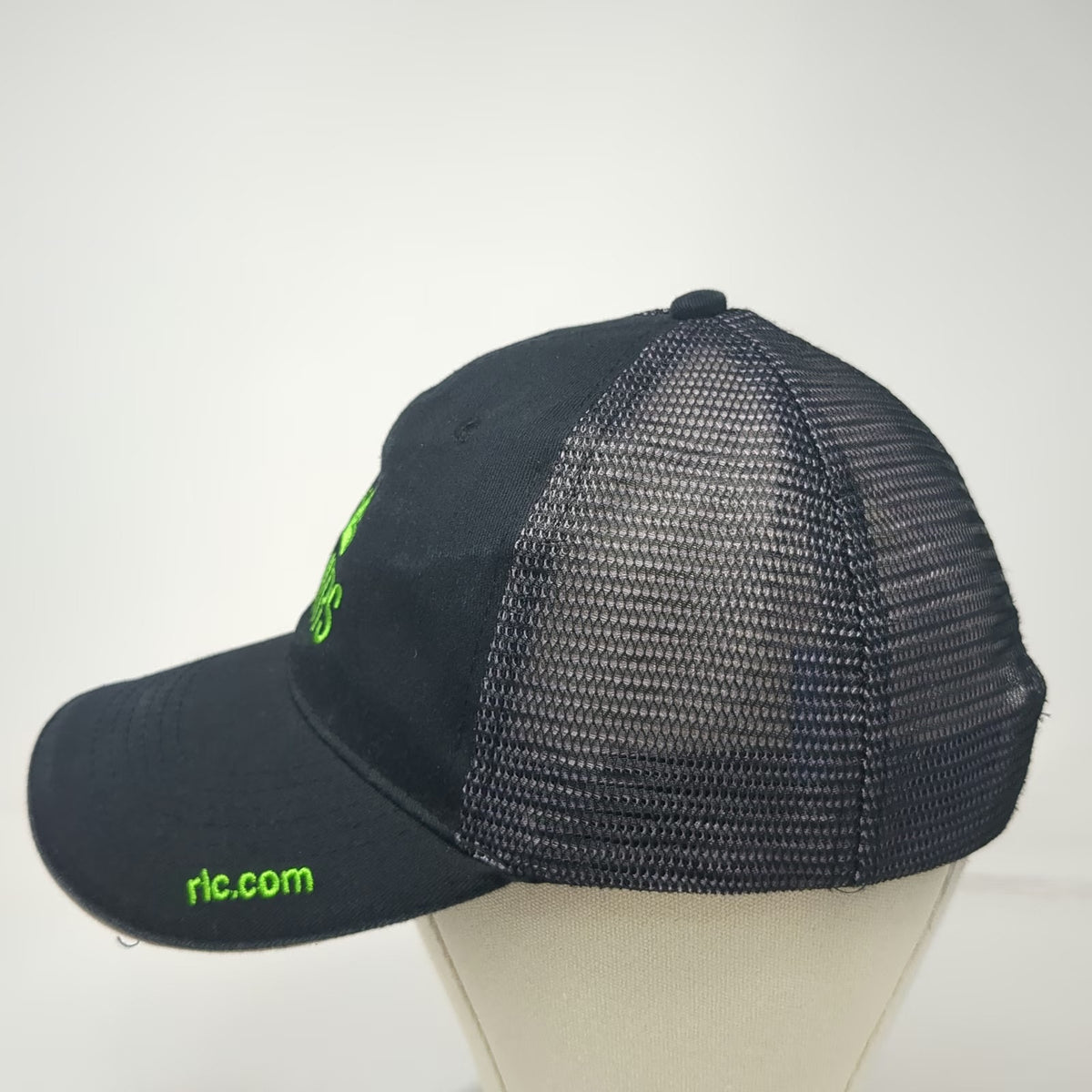 R+L Carriers Logistics Freight Black Trucker Hat One Size Mesh Back Snapback