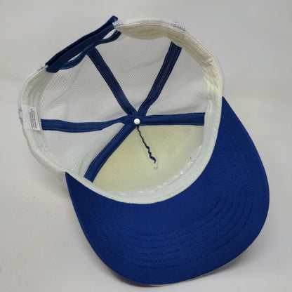 Cooper Tires Men's Strapback Mesh Back Hat Blue White Embroidered Logo