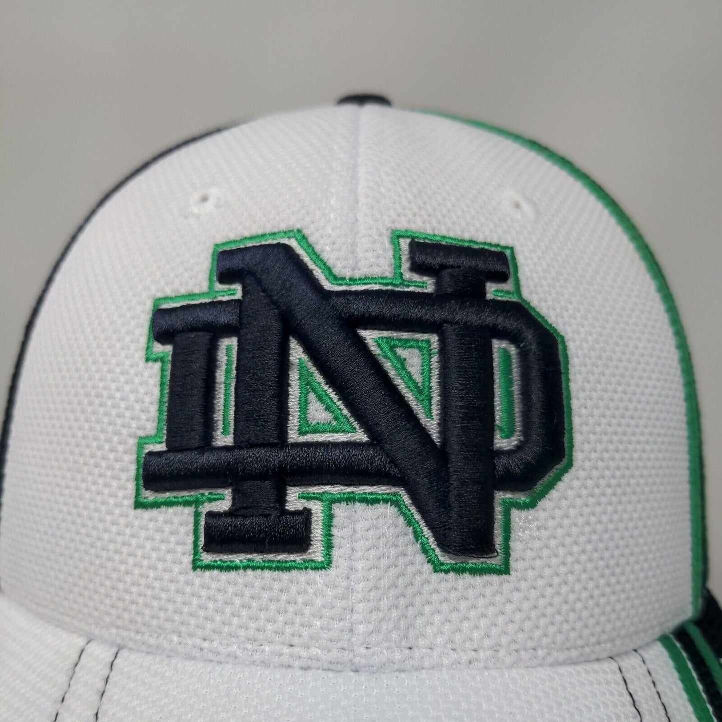 Zephyr Z FIt Men's Fitted Hat Multicolor Size M/L Embroidered Notre Dame Logo