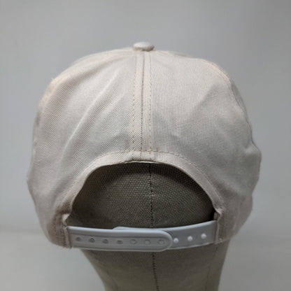 Unbranded Men's Snapback Hat Cream Adjustable Embroidered #1 Grandpa Logo