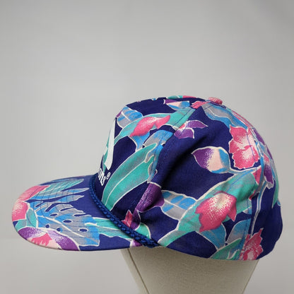 Albertsons Slideback Hat Multicolor One Size Adjustable Floral Rope Nissin