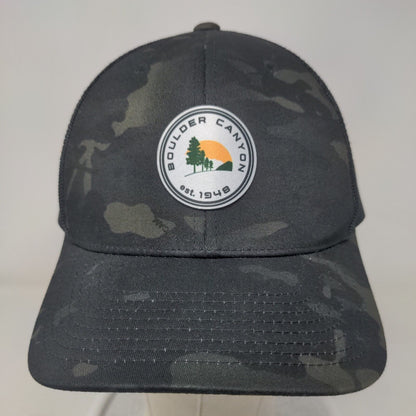 Boulder Canyon Snapback Mesh Back Trucker Hat Camo One Size Levelwear