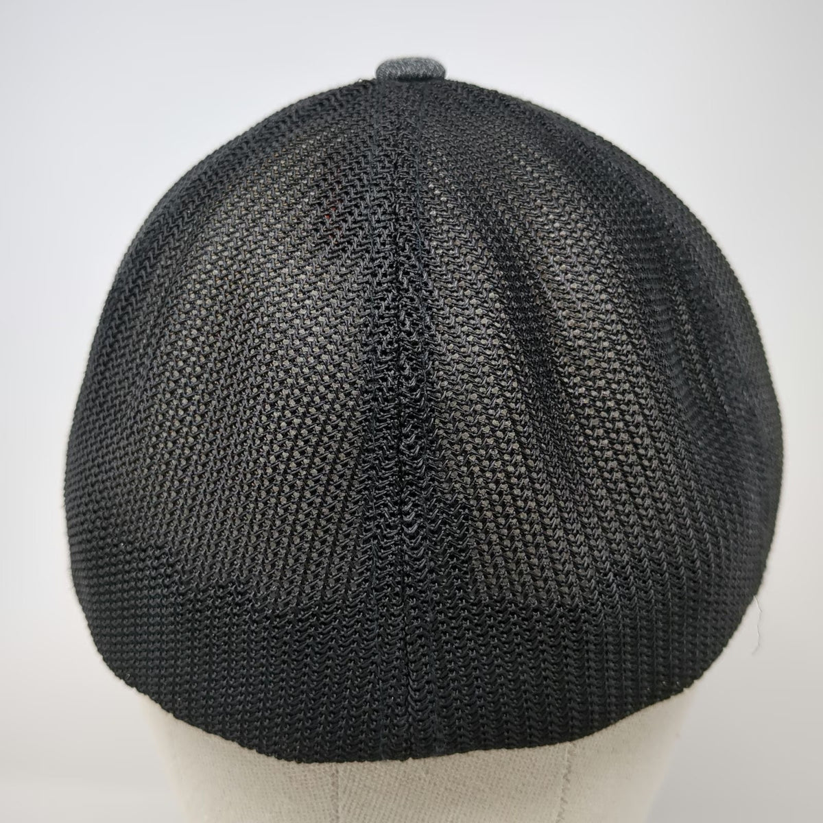 Port Authority Baseball Cap Gray XL Fitted Sawtooth Concepts Mesh Back Logo Hat