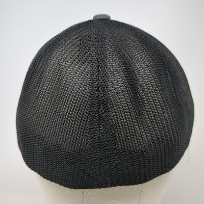Port Authority Baseball Cap Gray XL Fitted Sawtooth Concepts Mesh Back Logo Hat