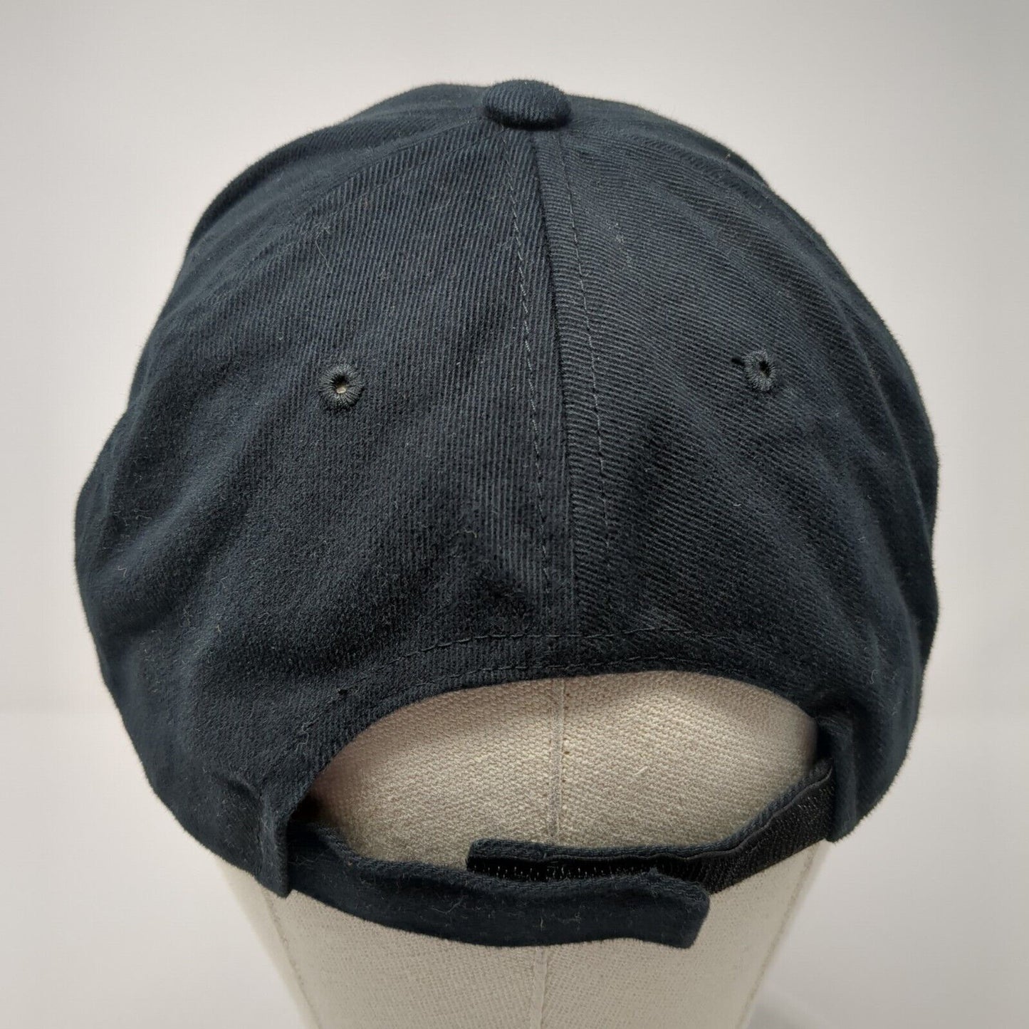 Vision Grills Strapback Hat Black OS Adjustable Embroidered Classics Yupoong